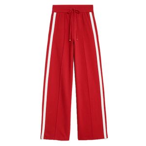 Elastische taille Side Stripe Dames Casual broek Hoge kwaliteit aangepaste trainingsbroek voor winterseizoen OEM Low MOQ -fabrikant van BD