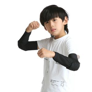 Coudières et genouillères 1 paire pour enfants et adultes, manchon de bras de soutien de compression en nid d'abeille pour basket-ball, baseball, volley-ball, cyclisme, tennis