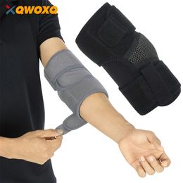 Coudières et genouillères 1 PCS Brace Tennis Compression Sleeve Wrap pour les golfeurs Bursite Tendinite Sangle de soutien Épicondylite et récupération sportive 231005