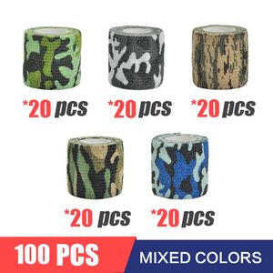 Codo rodilleras 102050100 piezas caza camuflaje Elastoplast Camo estiramiento envoltura cinta autoadhesiva deportes Protector tobillo dedo vendajes 230613