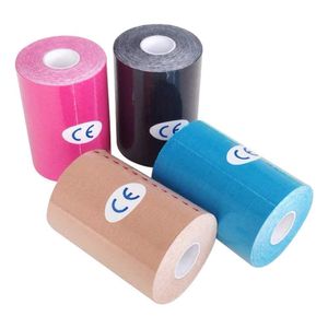 Poussions de genou du coude 10 cm * 5m Kinesiology Sports Ruban Sports Tapishroping Elastic Cotton Tapes for Muscle Support Recovery Care Physio 4 pouces x 16,5 pieds 230311