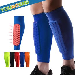 Codaras de rodilla 1 Pair Football Shin Guards Protector Soccer Toilers Mangas de la pierna Entrenamiento de baloncesto Equipo deportivo Gear Adolescente adulto 230603