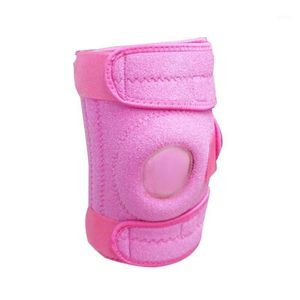 Almohadillas de rodilla de codo 1pc Alivio del dolor Estabilizador de rótula Reery Antideslizante para deportes Artritis Rodillera Escalada Brace con primavera Running1 Dhleo