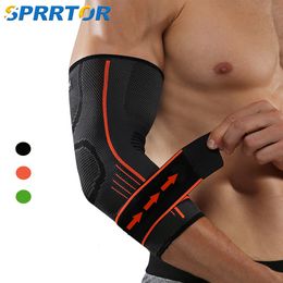 Coudières Genouillères 1 Pcs Coudière Support avec Sangle Manchon de Compression Bras Support Réglable pour Courir Entraînement Tennis Tendinite Arthrite 230414