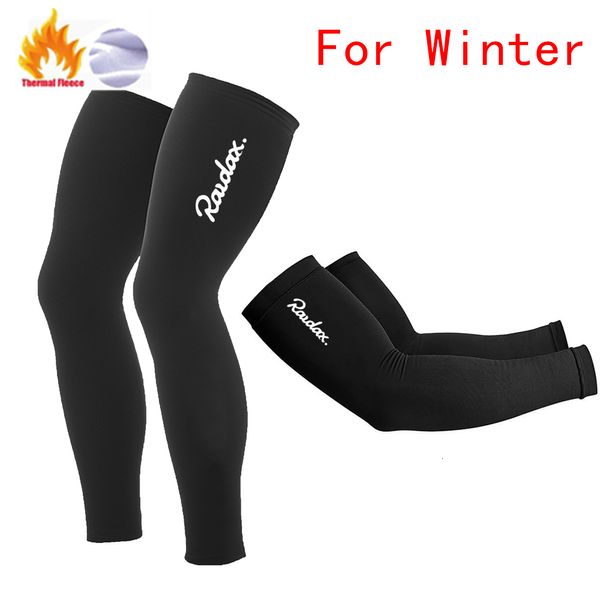 Coude Genouillères 2023 Raudax Bras Jambières Noir Hiver Thermique Fellce Vélo Réchauffeur VTT Vélo Courir Course Vélo Manches 230713