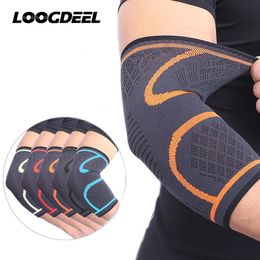 Elbow Knee Pads AOLIKES 1 pièces coudière soutien élastique gymnastique Sport coude protection Pad absorber la sueur Sport basket-ball bras manchon coudière 231130