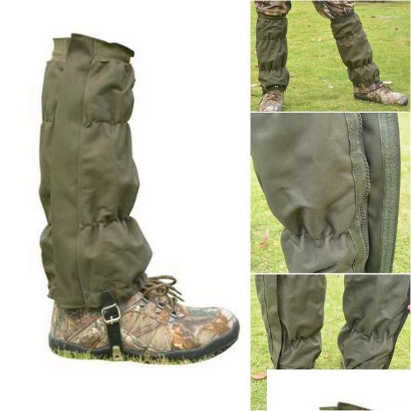 Poussions de genou en coude grimpant chaussures ER Tactical étanche des jambes étanches pour la chasse à la chasse à la randonnée extérieure de la leggage de neige