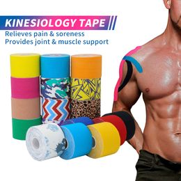 Elleboogkniebeschermers Kindmax Kinesiologietape Katoen 5 cm 10 cm Sportaccessoire Hansaplast Waterdicht voor spierondersteuning Pijnverlichting 230907