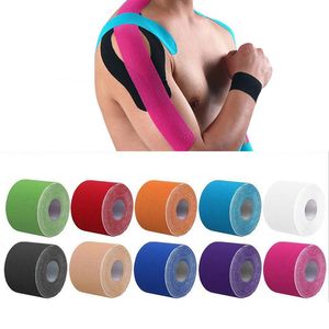 Genouillères coudières Bande de kinésiologie Bandage élastique auto-adhésif Tissu non tissé Coussin de soutien pour équipement de protection