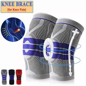 Elleboog Kniebeschermers Kniebrace voor Mannen Vrouwen Siliconengel Lente Ondersteuning Kniebeschermers Workout Meniscus Traan Gewrichtspijn Verlichting Knie Compressie Mouw 230803