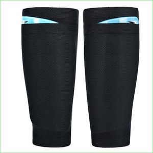 Coude genouillères une paire Football entraînement protège-tibia chaussettes homme femme Football Leggings plaque couverture Double respirant