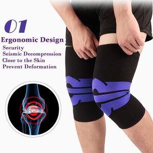 Coude Genouillères En Plein Air Gym Squat Femmes Hommes Sportswear Accessoires 1pc Pad Manches Tricoté Respirant Compression Soutien Jambe Protecteur