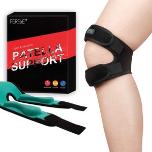 Elleboogkniebeschermers Patella-knieband 2 STUKS Antislip Patellapees-steunband Patella-stabilisator voor hardlopen Fietsen Wandelen Tennis Sport 230905