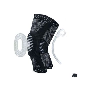 Genouillères coudières professionnelles pour déchirures du ménisque, arthrite, attelle de rotule, manchon de compression, enveloppes élastiques avec support à ressort en gel 28 Otymk