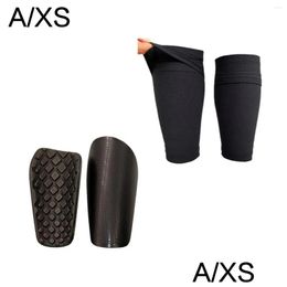 Coudières Genouillères Protège-tibias de football pour enfants / Adt Football Legging Shinguards Manches Équipement de protection 1 paire Taille XS / S / M / L Ki N7F9 Drop Ot3Tv