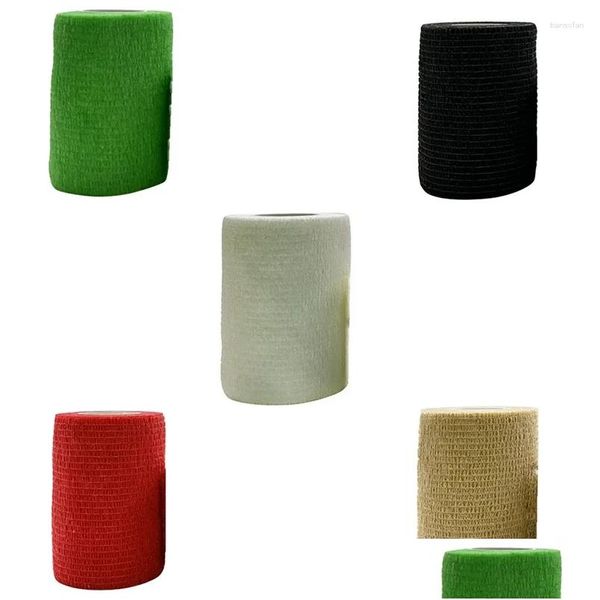 Coude Genouillères Sport Auto-adhésif Élastique Bandage Wrap Bande Pour Support Doigt Cheville Palm Shoder Livraison Directe Sports En Plein Air Athle Otsyf