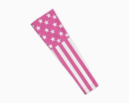 Elleboog Knie Pads Sports Aangepaste massief roze Amerikaanse vlagarm mouw lint ellebogen Comprimeren arm mouwen kinderen camo