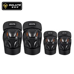 SULAITE 1 paire moto Combo genouillère pour hommes protection Sport garde vtt course Motocross protecteur équipement Motocicleta 231113