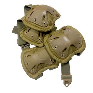 Coude Genouillères Tactique Pad Militaire Protecteur Armée Airsoft Sport En Plein Air Travail Chasse Patinage Sécurité Gear cap 220920