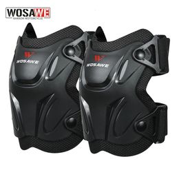 Codo Rodilleras WOSAWE Adulto MTB Motocicleta Rodilleras Codo Cuerpo Protección de las articulaciones Protector Esquí Monopatín Snowboard Motocross Rodillera Protector 231114