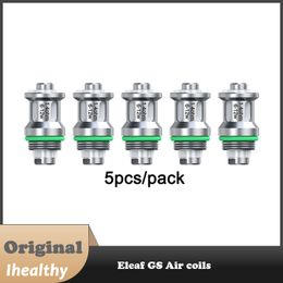 Eleaf GS Air Coils 0.75ohm Puur Katoen 0.8ohm 0.35ohm 1.2ohm 1.4ohm 1.5ohm 1.6ohm spoelen Compatibel met GS Air Atomizer/Mini iStick 2 Kit 5 stuks Pack
