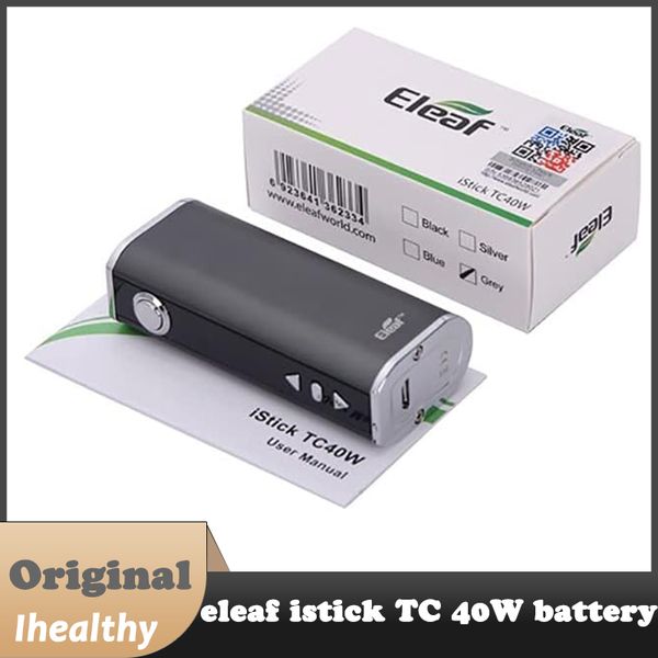 Eleaf iStick TC 40W Mod 2600mah Batterie intégrée 40w Contrôle de température Mod Simple Paking 4 Options de couleur