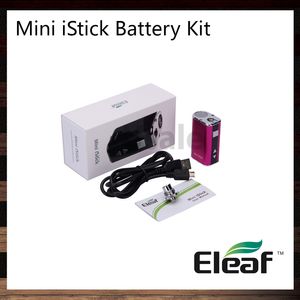 Eleaf Mini iStick 10W Mod Kit 1050mah VV Batterie avec écran OLED Vape Device avec chargeur USB Connecteur de filetage eGo 100% authentique