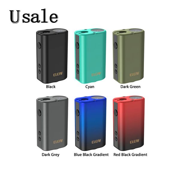 Eleaf Mini iStick 20W Mod Batterie intégrée 1050mAh VV VW Petit appareil de vape USB Type-C Système d'affichage numérique de charge 100% authentique