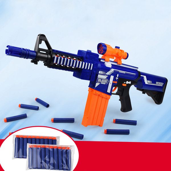 Pistolet électrique à balles souples de Sniper, 10 balles, jouet de combat pour enfants, tir interactif Parent-enfant, modèle en plastique, cadeau