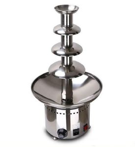 Machine de fontaine de chocolat de 110v 220v 4 rangées d'équipement de traitement des denrées alimentaires des produits alimentaires pour l'usage commercial