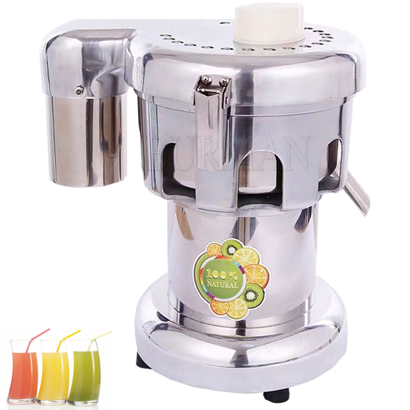 Electric 110V 220V Commercial Fruit Juicer Extractor Vegetable Fruit Squeezer Fruit Juicing Machine 370W