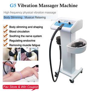 Electric 5 Heads vibrating G5 massage beauty machine for body fat removal weight loss vella shape slimming massage machine home use