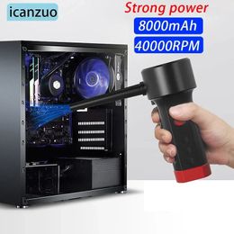 Elektrische luchtblazer voor computer CleanerCordless Air Dusters Compressed Air Can Handy Dust voor PC -toetsenbordreiniging 240508