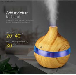 Elektrische Luchtbevochtiger Essentiële Aroma Olie Diffuser LED Aroma Aromatherapie Luchtbevochtiger Luchtreiniger 7 Led Kleur Humidificador L230523