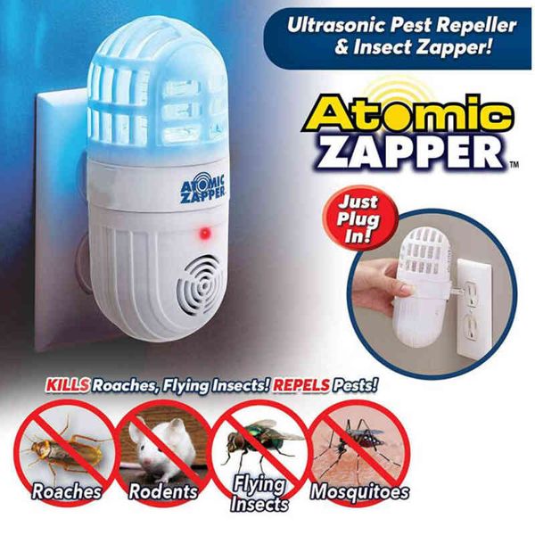 Exterminador de insectos atómico eléctrico, lámpara ultrasónica para matar plagas en el hogar, Control de plagas