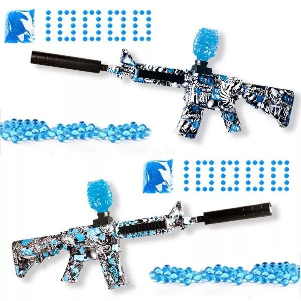 Pistola eléctrica automática de bolas de Gel, pistola de juguete, Rifle, francotirador, modelo de tiro de Paintball para niños y adultos, juego al aire libre