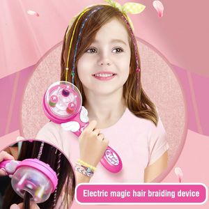 Trenzador de cabello automático eléctrico DIY Trenzado Peinado Herramienta Twist Máquina Trenza Tejido Juguetes para niña Regalo para niños 240226