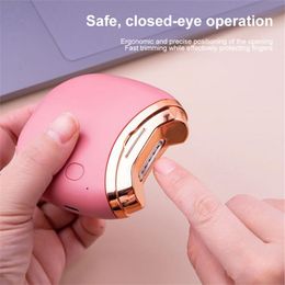 Graqueurs électriques à ongles automatiques avec manucure de coupe-ongles de coupe légère pour bébé adulte ciseaux outils d'adaptation des ongles