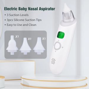 Elektrische Baby Neuszuiger Automatische Neus Sucker Cleaner Verstelbare Zuigkracht Kind Neusreiniger voor Zuigelingen Geluidsarm 240219