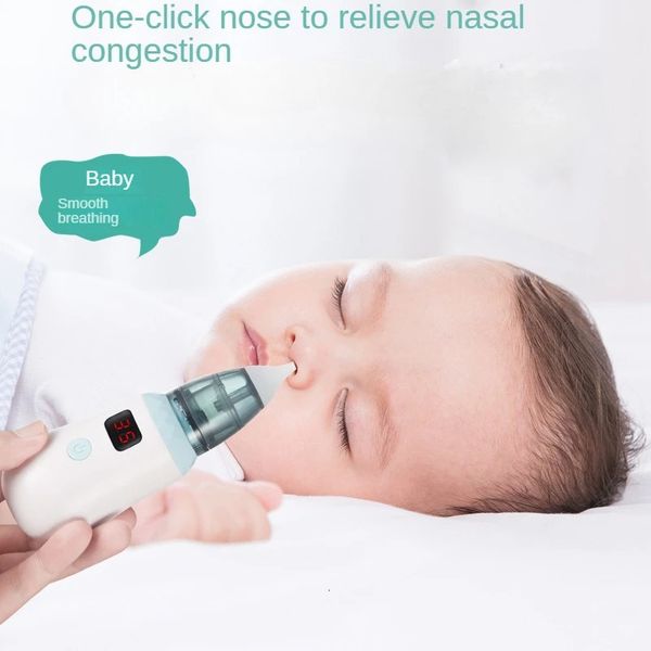 Aspirateur Nasal électrique pour bébé nettoyant pour nez électrique équipement de reniflement nettoyant pour nez hygiénique sûr pour les nés 240119