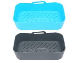 Casseroles électriques friteuse Pot en Silicone antiadhésif réutilisable doublure panier de remplacement pour Ninja DZ201 Foodi 8QT four à friteuse à air Baske6994411