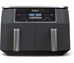 Elektrische bakpannen Ninja DZ401 Foodi 10 Quart 6in1 Dualzone XL 2 Basket luchtfriteuse met 2 afzonderlijke Fry Banden 2211102232004