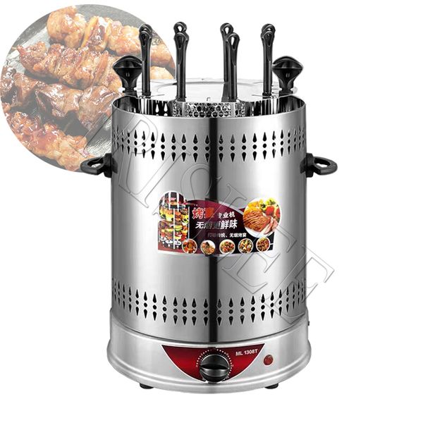 Machine de gril à kebab BBQ électrique Automatique Barbecue rotative Barbecue sans fumée brochettes Grill Machine de viande de viande