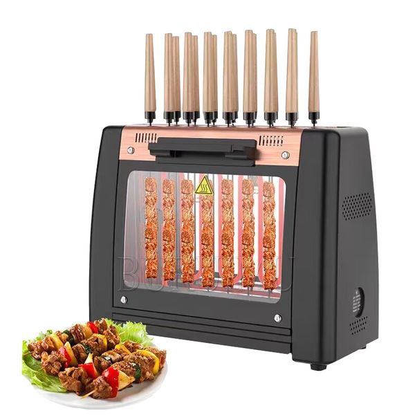 Machine électrique pour Barbecue et Kebab, appareil domestique à brochettes rotatives automatiques, four d'intérieur sans fumée