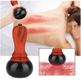 Électrique Bianstone GuaSha Masseur Pierre Naturelle Aiguille Peau Grattage Dos Cou Visage Massage Relax Muscles Lift Care Spa 240313