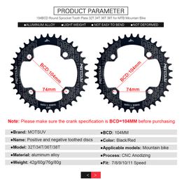 Bicycle électrique Pounage d'évitement 32/34/36/38T Adaptateur de haute qualité pour Bafang BBS01 / 02 Pièces de vélo électrique moteur