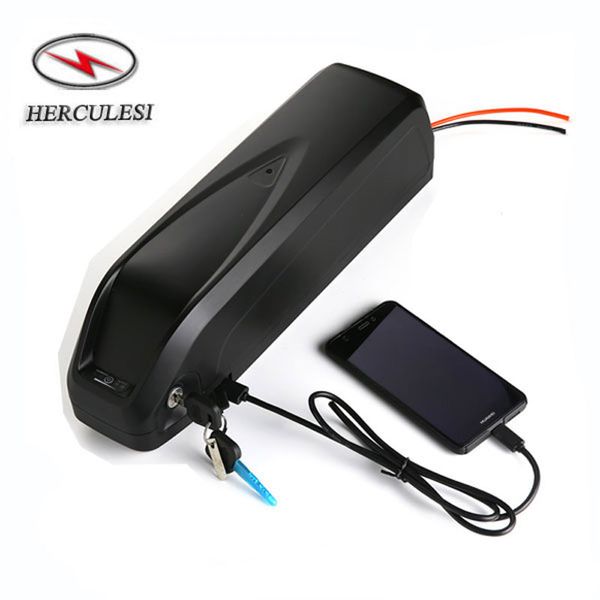 Batterie au Lithium pour vélo électrique Hailong-3, 36V, 20ah, pour tube descendant, Pack Shark, pour moteur de vélo électrique 36V, 500W, 350W, Taxes gratuites