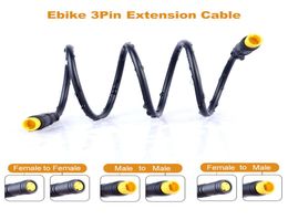 Bike électrique Câble d'extension 3pins pour levier de frein à bafang capteur de vitesses de vitesses à gaz à papillon