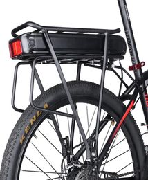 Vélo électrique 48V 15AH 175AH 36V 20AH Batterie de rack arrière pour grande capacité à bagages à bagages à bagages à bagages Chargeur de vélo4575197