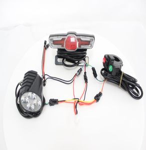 Elektrische fiets 48V koplamp aan de achterkant achterlichten LED Nachtlamp flitsende spotlight koplamp fietsen ebike accessoires Part5667495